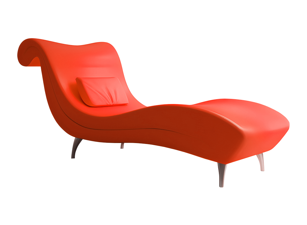 gufram armless chaise lounger