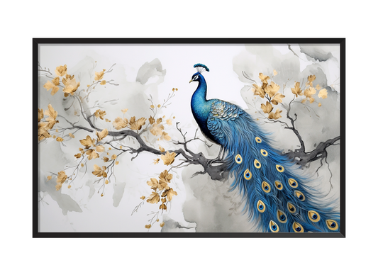Peacock Canvas Art Wall Painting