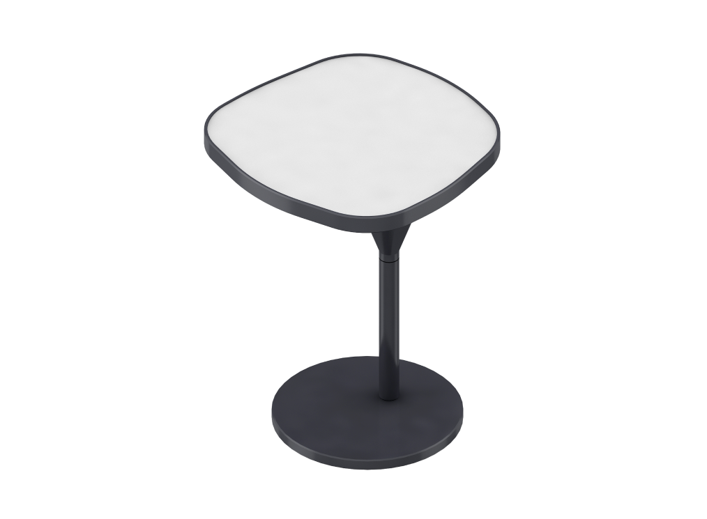 kamnik white marble round coffee table