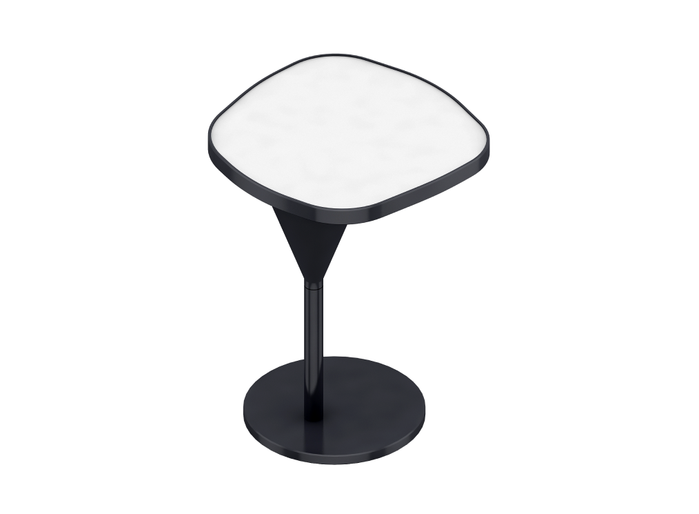 kamnik white marble round coffee table