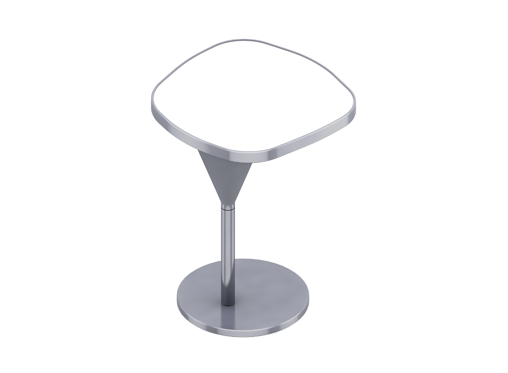 kamnik white marble round coffee table