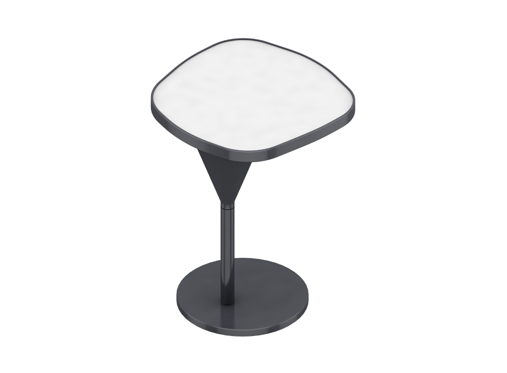kamnik white marble round coffee table
