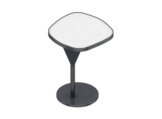 Kamnik White Marble Round Coffee Table
